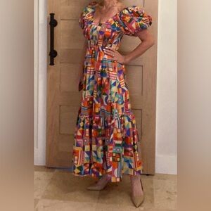 Show-Stopper!  Colorful Antonio Melani dress medium (looks good on anyone!)